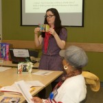 Drawing from Experience: Graphic Memoir, Bronx Library Center, NYPL; Teaching Artist: Celia Caro; Photo: Herb Scher