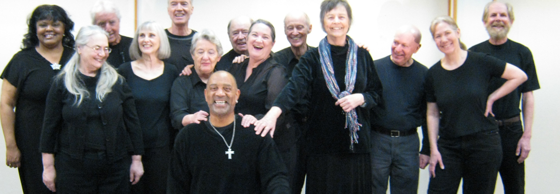 Hassan-El-Amin posing with his group at the Dallas Public Library (2012) 
