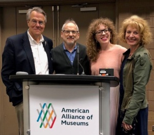 photo of Aroha Senior Fellow and Creative Aging panelists at AAM annual conference