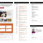 Image showing screenshots of the Creative Aging Resource website